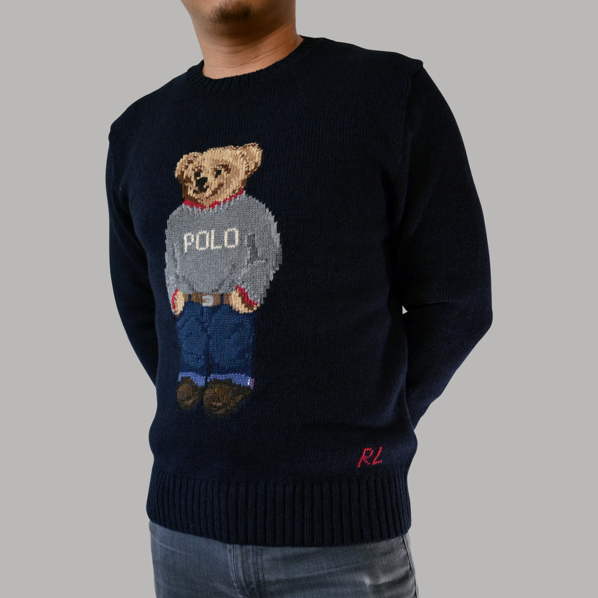 Men's Polo Ralph Lauren Crewneck Sweater Polo Bear Limited Edition