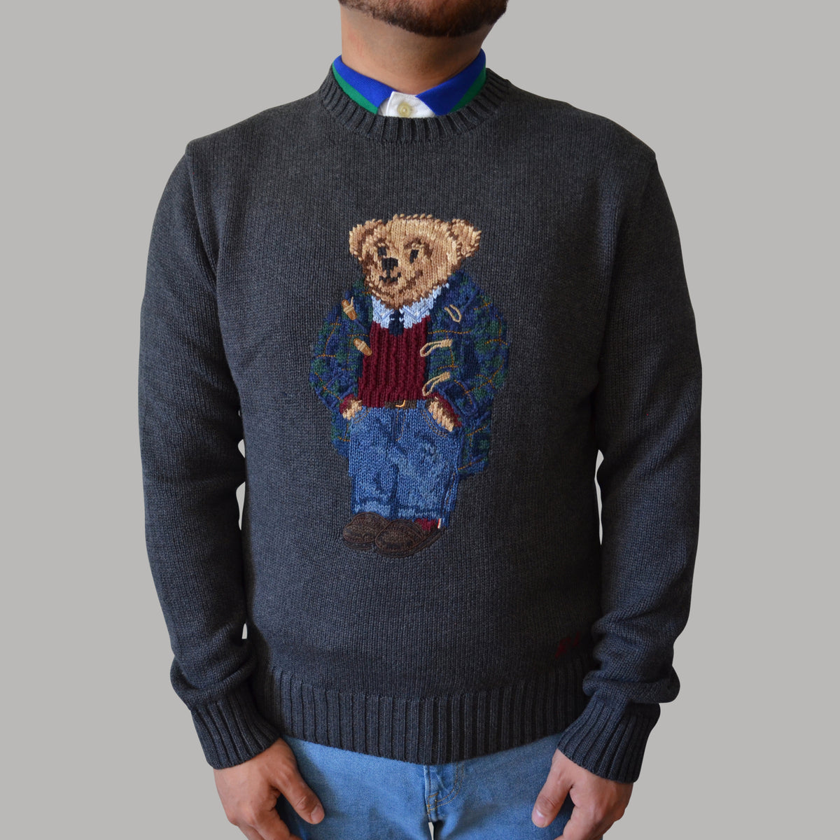 Men's Polo Ralph Lauren Crewneck Sweater Polo Bear Limited Edition