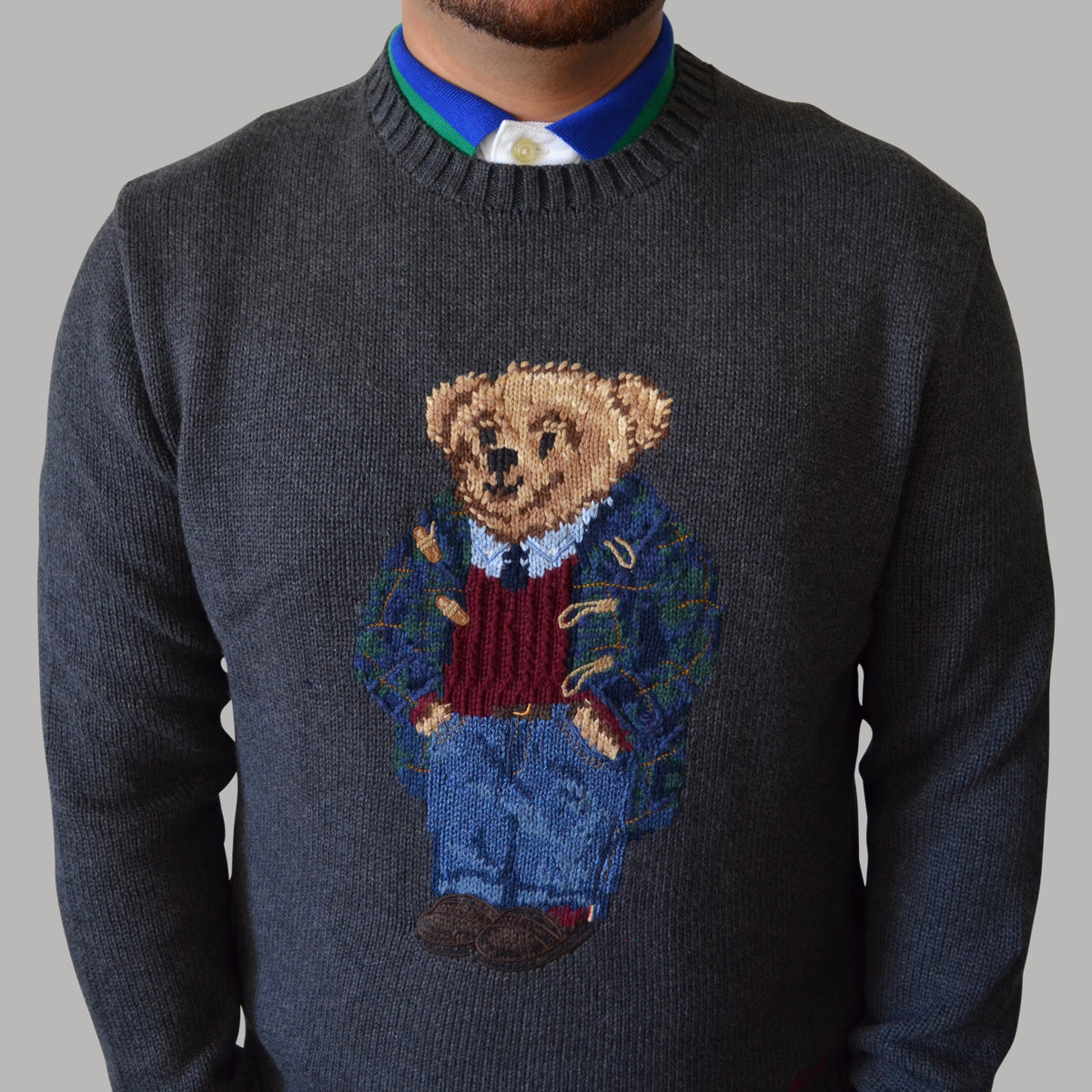 Men's Polo Ralph Lauren Crewneck Sweater Polo Bear Limited Edition