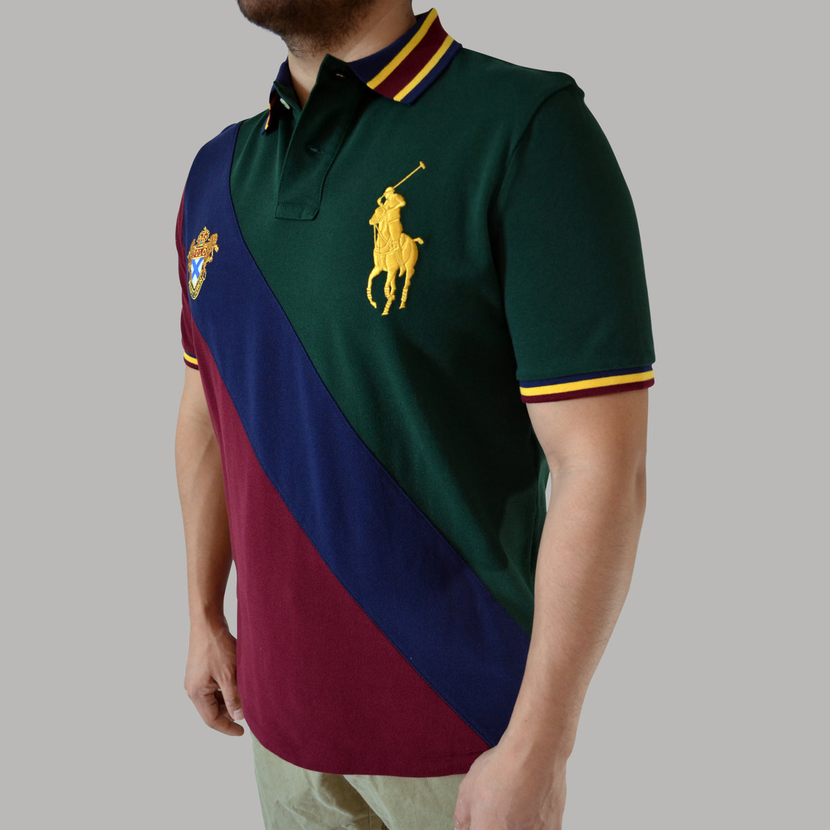 Men's Ralph Lauren Big Pony Crest Polo Shirt Classic Fit