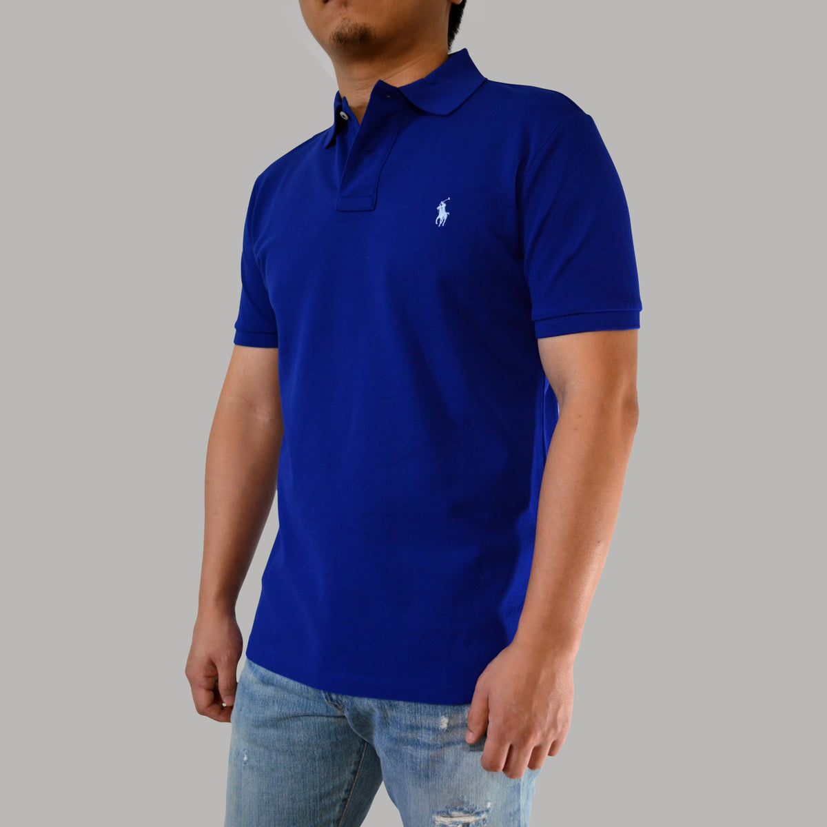 Men's Ralph Lauren Mesh Polo Shirt Custom Slim Fit