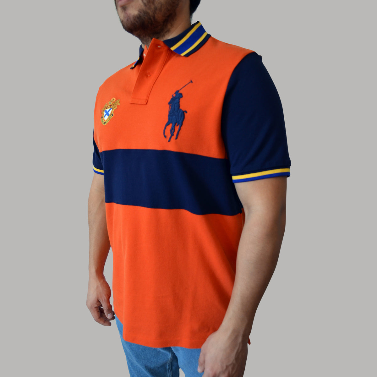 Men's Ralph Lauren Big Pony Crest Polo Shirt Classic Fit