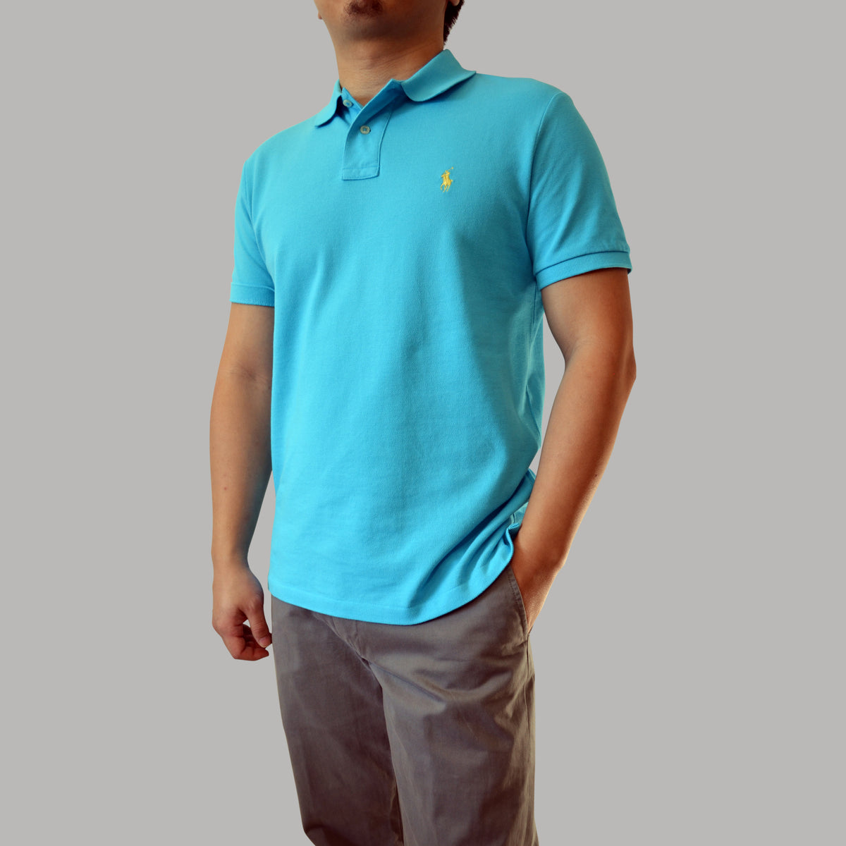 Men's Ralph Lauren Mesh Polo Shirt Custom Slim Fit