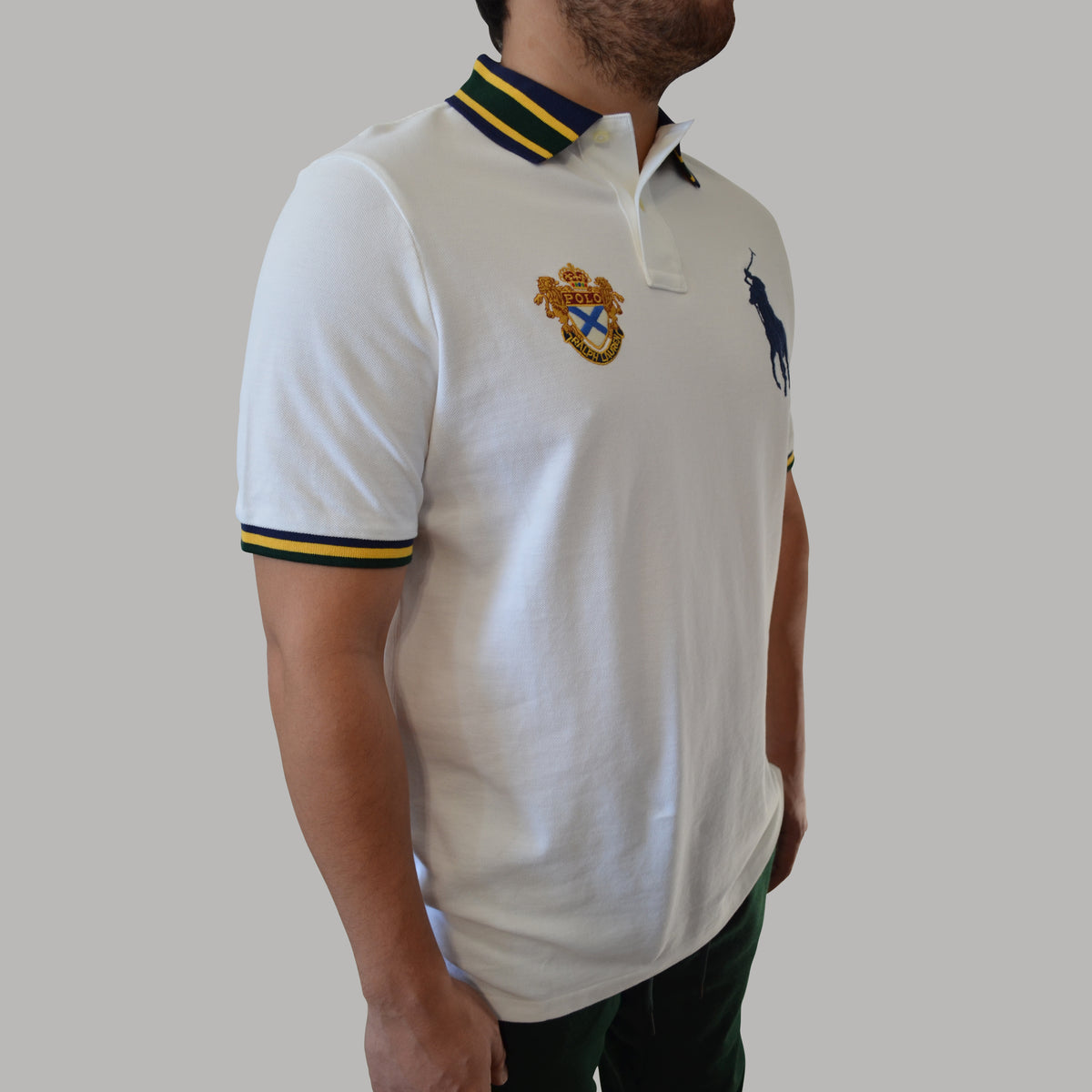 Men's Ralph Lauren Big Pony Crest Polo Shirt Classic Fit