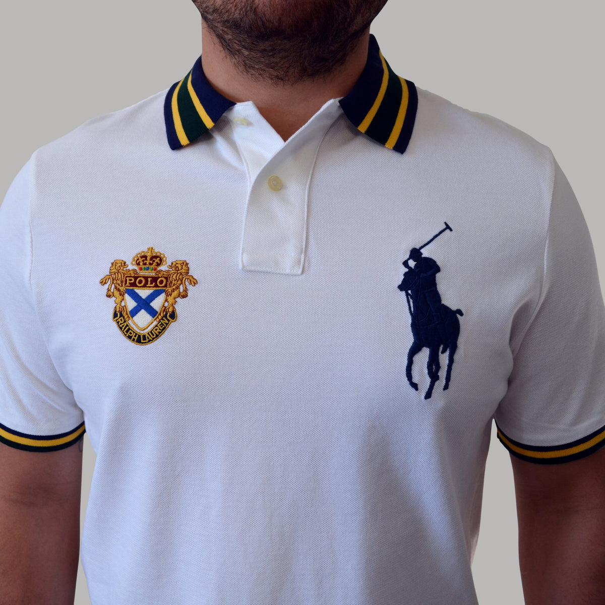 Men's Ralph Lauren Big Pony Crest Polo Shirt Classic Fit