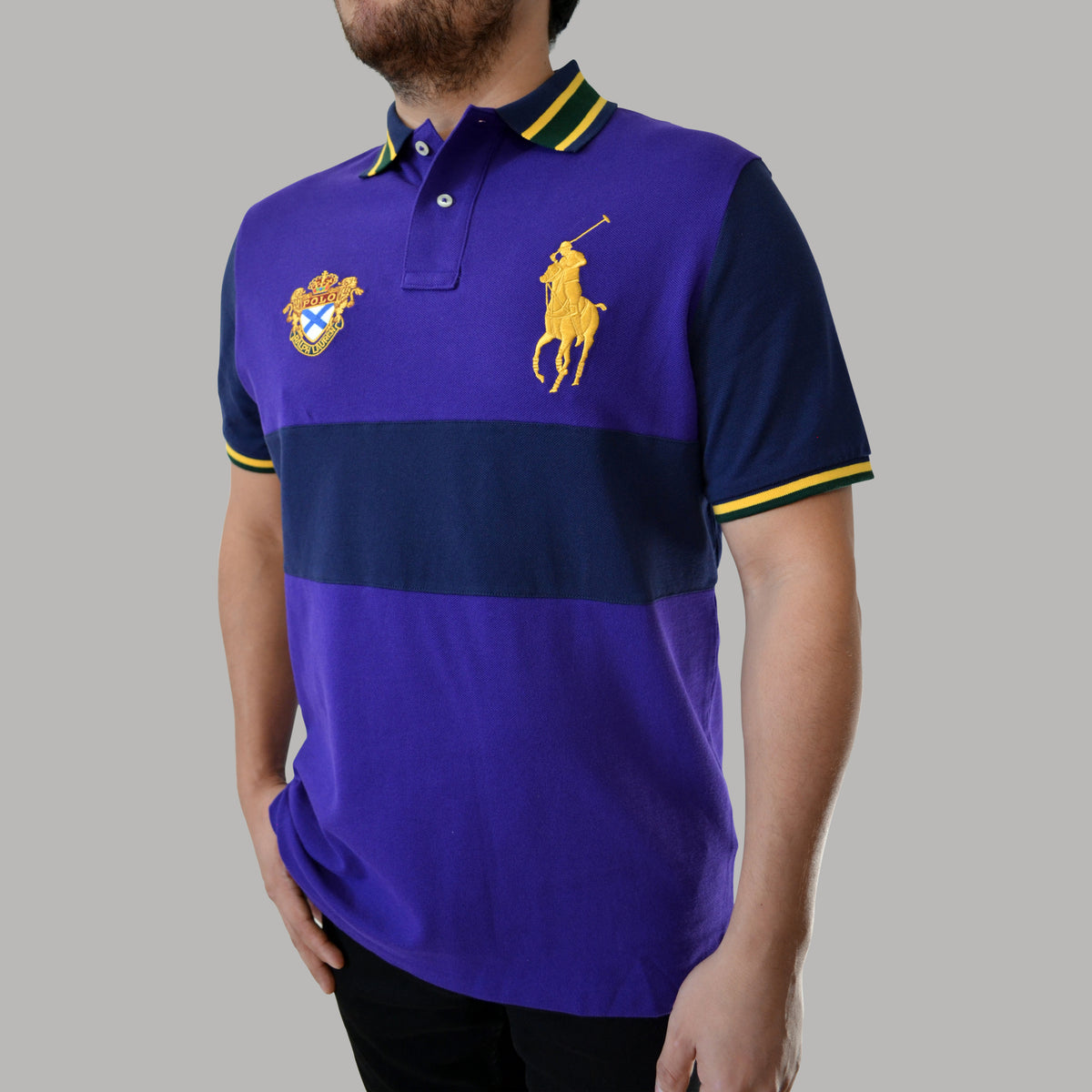 Men's Ralph Lauren Big Pony Crest Polo Shirt Classic Fit