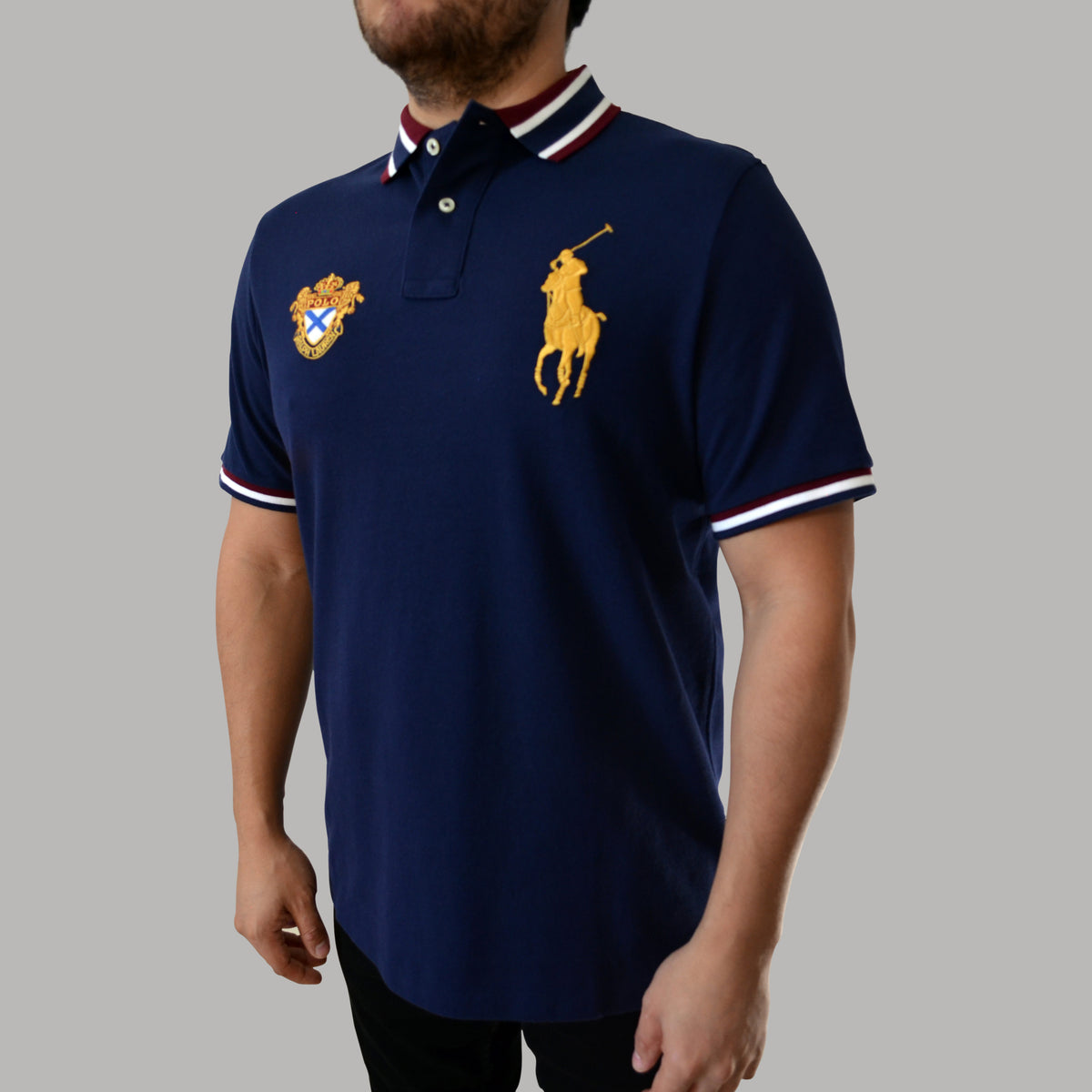 Men's Ralph Lauren Big Pony Crest Polo Shirt Classic Fit